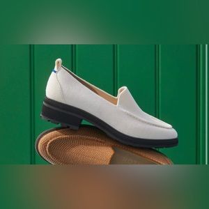 ISO Rothy’s lug loafers in cream, size 11!